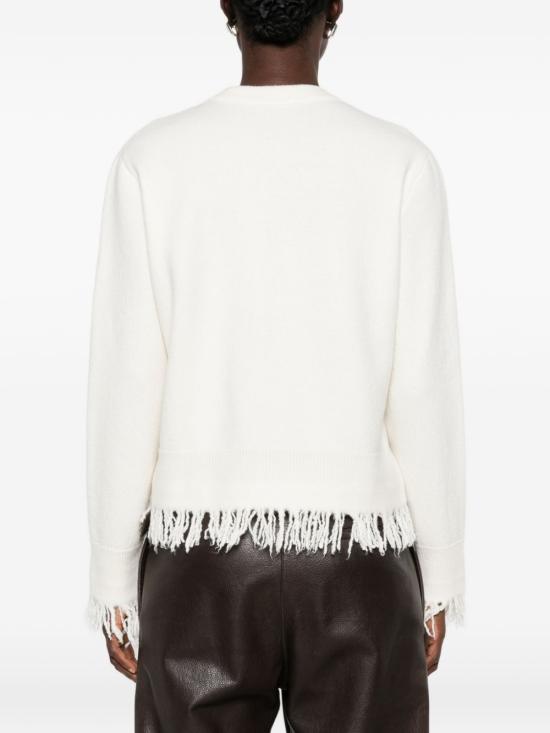 26FW 보테가베네타 가디건 873884 V6LL09071 WHITE - BOTTEGA VENETA