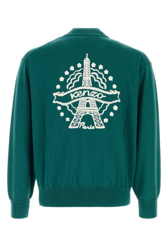 26FW 겐조 스웨터 FG65CA8193FH 55 Green - KENZO