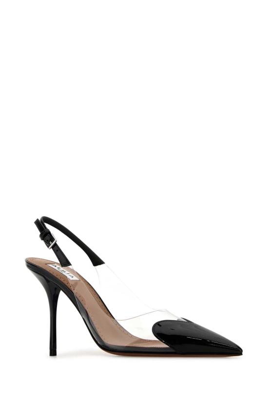 26FW 알라이아 힐/펌프스 AA3E083CK150 999 Black - ALAIA