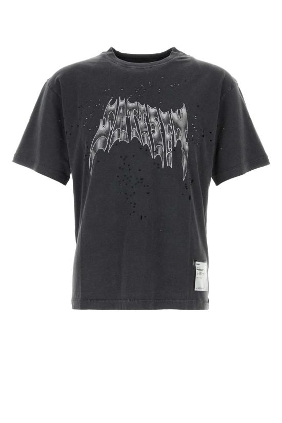 26FW 새티스파이 모스테크 티셔츠 1100600A38 AGEBLAAIRBRU AGEDBLACKAIRBRUSHGLITT