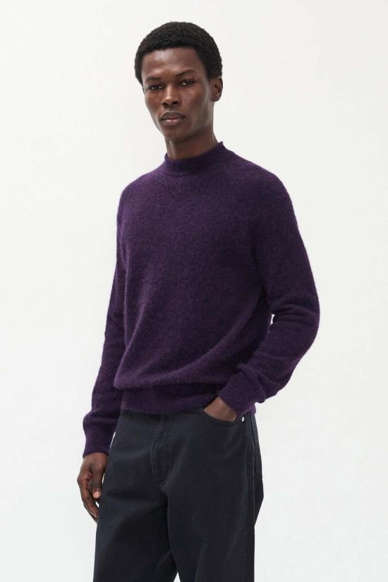  노스프로젝트 스웨터 노르스 프로젝트 노르데빅 알파카  빈티지 바이올렛 - NORSE PROJECTS