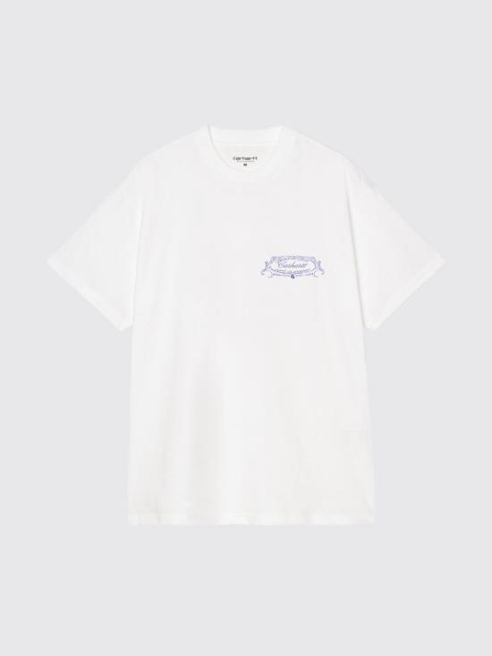 26FW 칼하트 WIP 반팔 티셔츠 I037260 02XX White - CARHARTT WIP