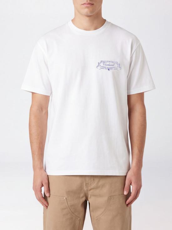 26FW 칼하트 WIP 반팔 티셔츠 I037260 02XX White