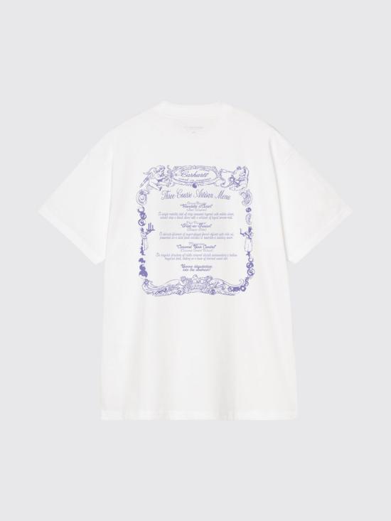26FW 칼하트 WIP 반팔 티셔츠 I037260 02XX White - CARHARTT WIP