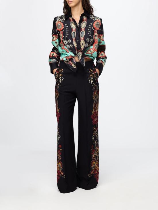 26FW 에트로 팬츠 WREA0014AK15Z X0812 Black - ETRO