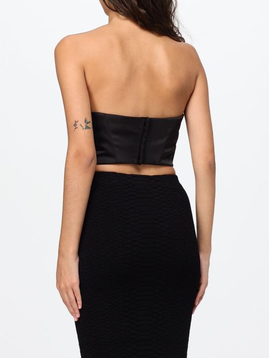 26FW 엘리자베타프랜치 탑 TO06966E2 110 Black - ELISABETTA FRANCHI