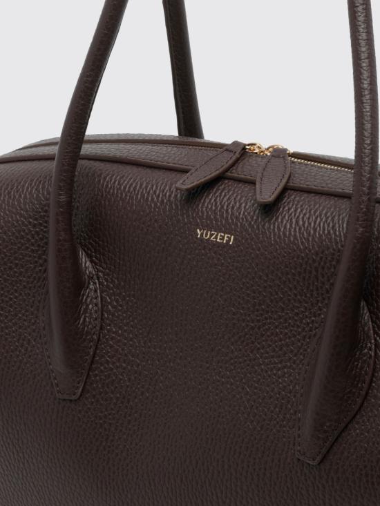 26FW 유제피 숄더백 BRIOCHEDUFFLEPEBBLEGRAINLEATHER L038 Brown - YUZEFI