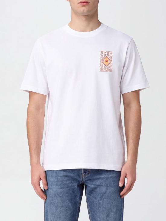 26FW 카사블랑카 반팔 티셔츠 MAW26JTS001 14 White 2