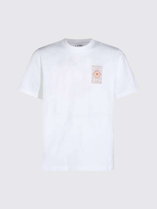26FW 카사블랑카 반팔 티셔츠 MAW26JTS001 14 White 2 - CASABLANCA