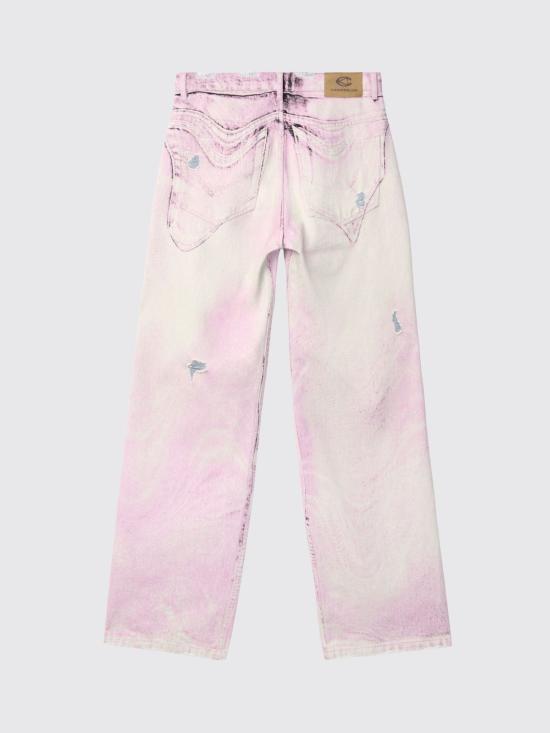 26FW 캠퍼 데님 팬츠 AU00064 005 DISTORTED PRINT DISTRESSED DENIM JEANS 0 Multicolor - CAMPER