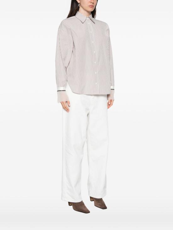 26FW 브루넬로 쿠치넬리 셔츠 MG705M2M26 C001 BEIGE - BRUNELLO CUCINELLI