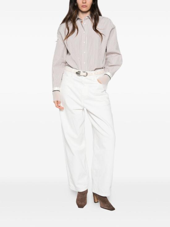 26FW 브루넬로 쿠치넬리 셔츠 MG705M2M26 C001 BEIGE - BRUNELLO CUCINELLI