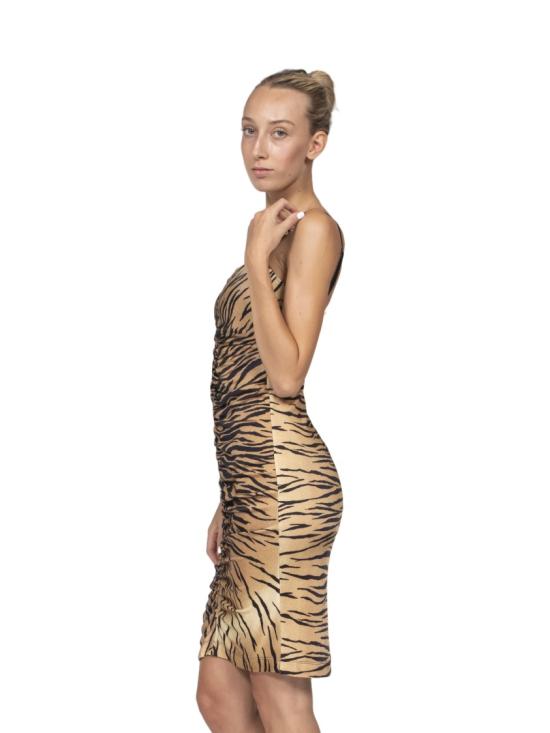 25FW 모스키노 원피스 252K 1A04288253 Brown - MOSCHINO