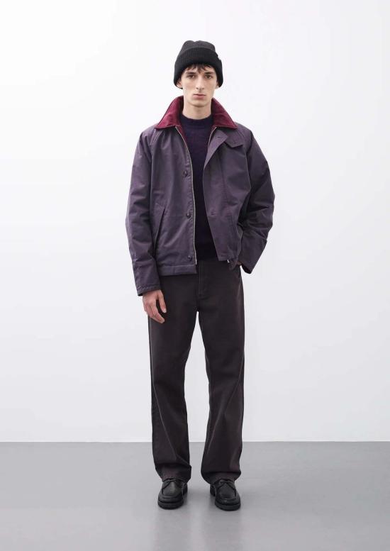  노스프로젝트 자켓 노르스 프로젝트 홀멘 왁스 래글런 재킷 다키스트 퍼플 - NORSE PROJECTS