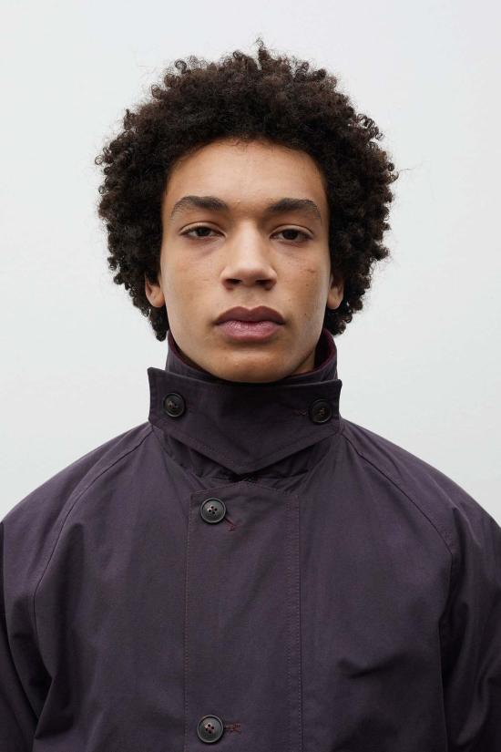  노스프로젝트 자켓 노르스 프로젝트 홀멘 왁스 래글런 재킷 다키스트 퍼플 - NORSE PROJECTS