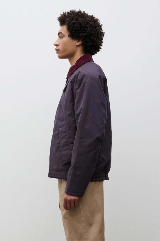  노스프로젝트 자켓 노르스 프로젝트 홀멘 왁스 래글런 재킷 다키스트 퍼플 - NORSE PROJECTS