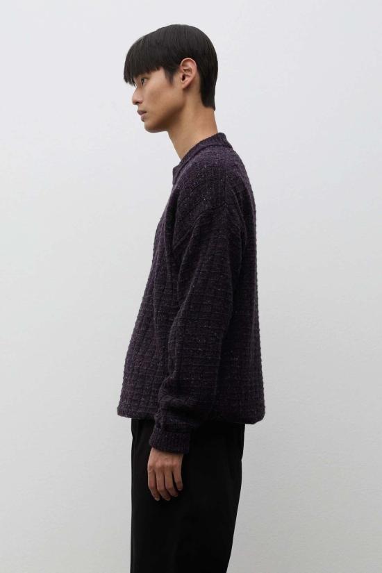  노스프로젝트 스웨터 노르스 프로젝트 히르츠할스 도네갈  다크 퍼플 - NORSE PROJECTS