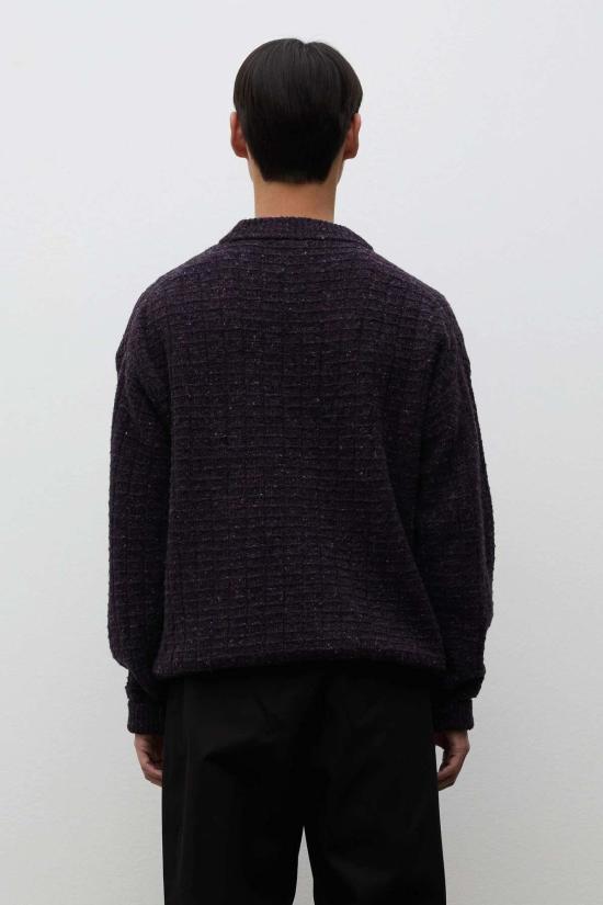 노스프로젝트 스웨터 노르스 프로젝트 히르츠할스 도네갈  다크 퍼플 - NORSE PROJECTS