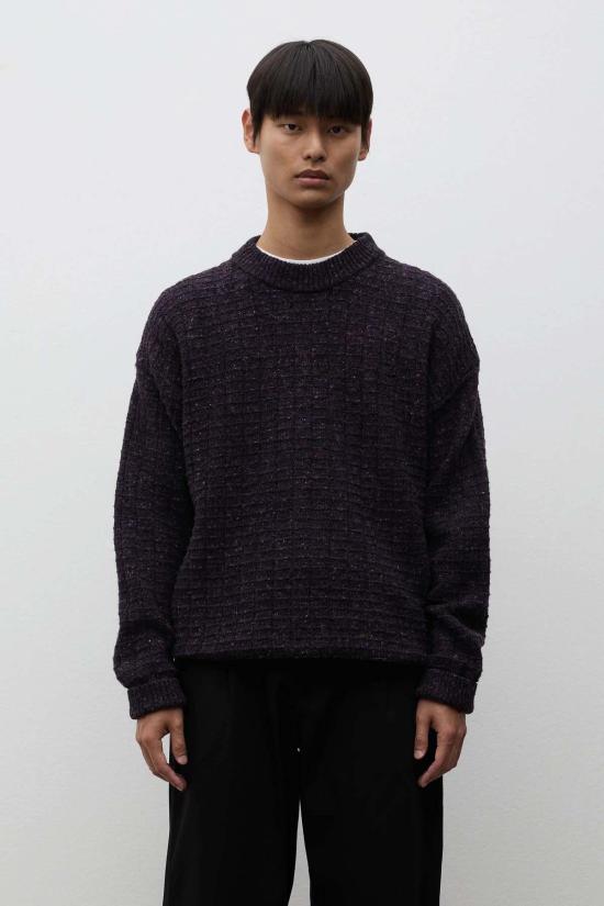  노스프로젝트 스웨터 노르스 프로젝트 히르츠할스 도네갈  다크 퍼플 - NORSE PROJECTS