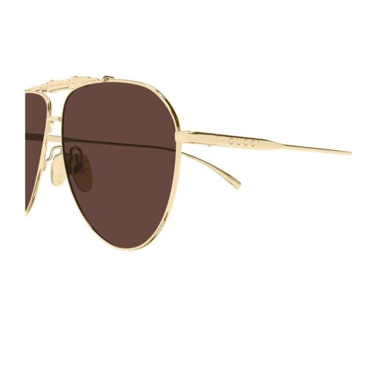 26SS 구찌 선글라스 1A9K5HS0A Gold - GUCCI