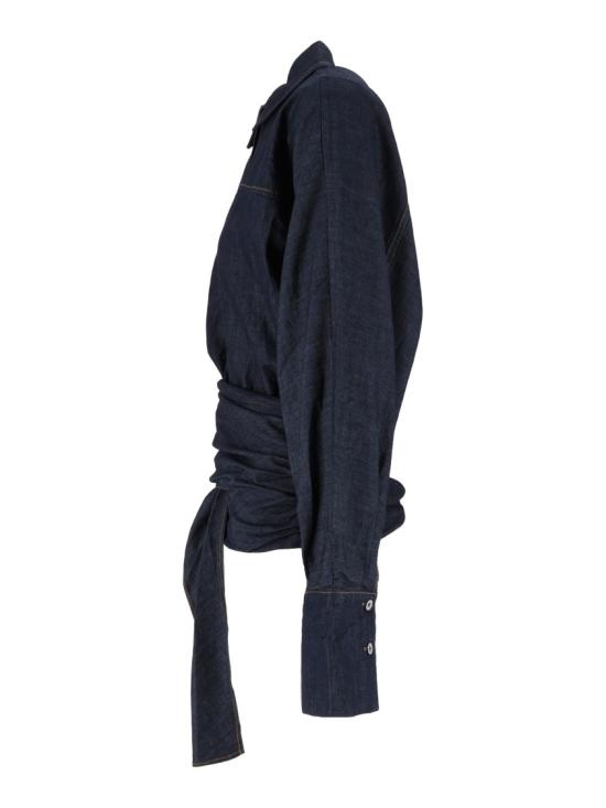 26FW 세븐포올맨카인드 탑 7NBE0H07 Blue - 7 FOR ALL MANKIND
