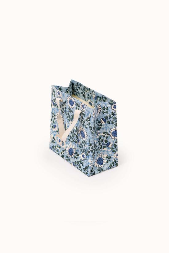  Blocks that Print 토트백 Blocks That Print의 작은 꽃무늬와 줄무늬 블록 프린트 선물 가방 3개 세트 - OTHER BRANDS