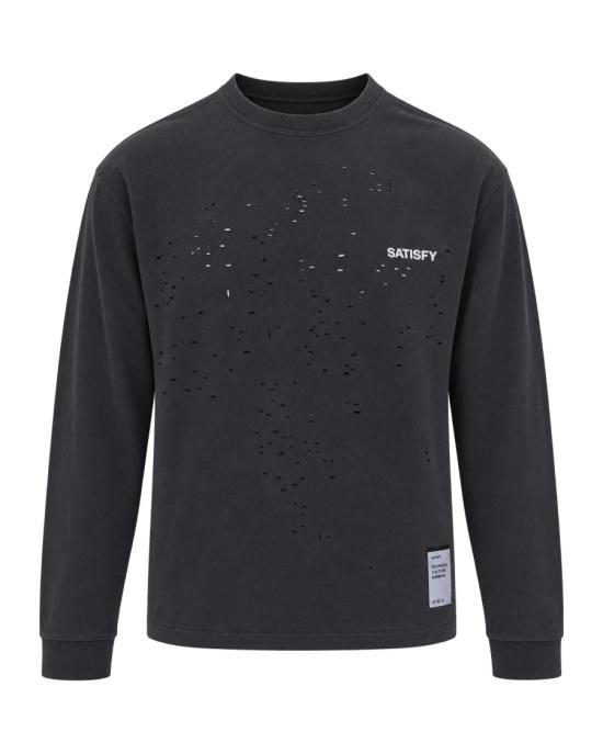26FW 새티스파이 반팔 티셔츠 4267561 Black