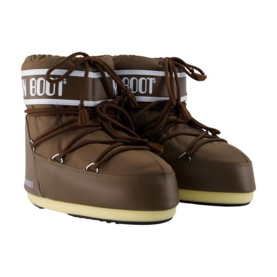 26FW 문부츠 아이콘 나일론 로우 부츠 80D1409340 M037 BROWN - MOON BOOT