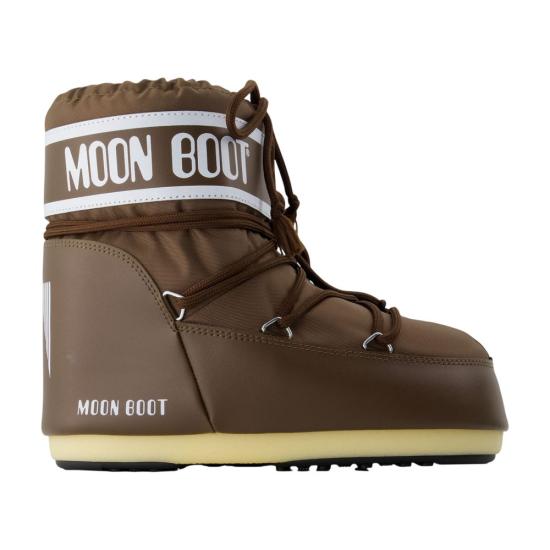 26FW 문부츠 아이콘 나일론 로우 부츠 80D1409340 M037 BROWN