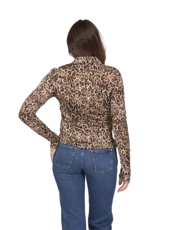 25FW 저스트까발리 탑 79PAL228 JS496 Brown - JUST CAVALLI