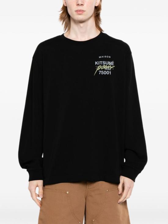26FW 메종키츠네 탑 MQMJT03KJ0119P199 Black - MAISON KITSUNE