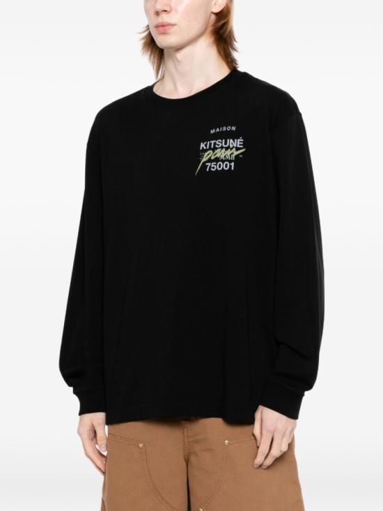 26FW 메종키츠네 탑 MQMJT03KJ0119P199 Black - MAISON KITSUNE