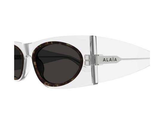  알라이아 선글라스 클리어 Aa0085s 오버사이즈 기하학적 아세테이트 - ALAIA