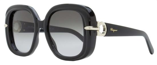  살바토레 페라가모 안경 페라가모 SF1058 S001 54mm 스퀘어 선글라스 블랙