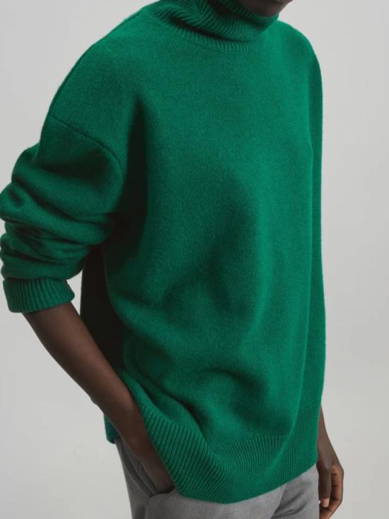 26FW 더프랭키샵 니트웨어 GALAKNFS22725403 Green - THE FRANKIE SHOP
