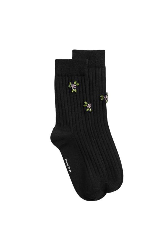 26FW 시몬로샤 언더웨어 SOCK68TB0647BLACKROSEMULTI