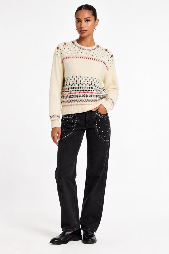  이자벨마랑 스웨터 Isabel Marant Zury 풀오버  Ecru - ISABEL MARANT