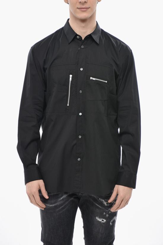  꼼데가르송 긴팔 셔츠 FJ B001 W22 1 Black