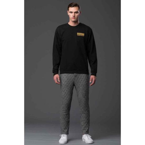  THE ENSIGN 긴팔 티셔츠 엔사인 디스오더 크루넥 스웨트셔츠 블랙 - OTHER BRANDS