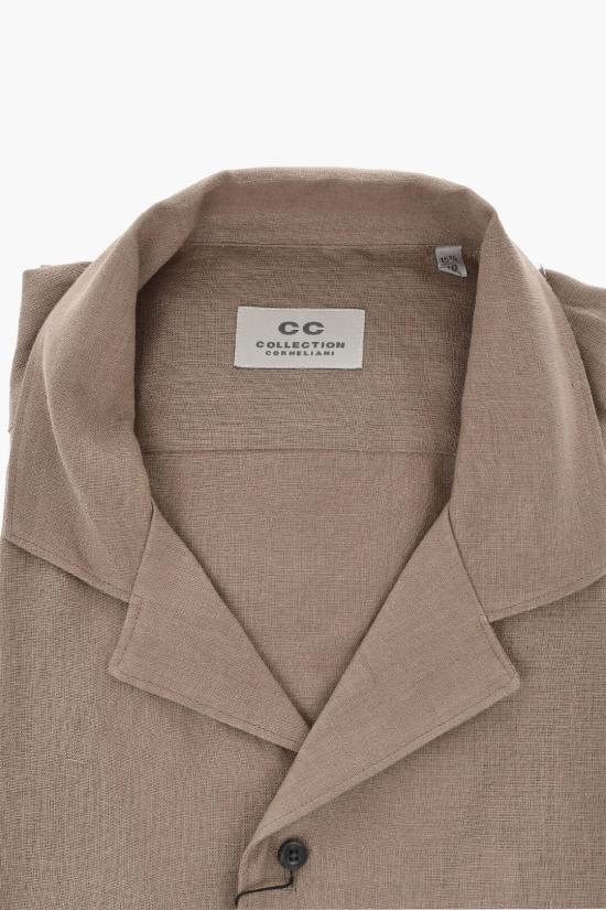  꼬르넬리아니 긴팔 셔츠 91IX54 3161195 032 Brown - CORNELIANI