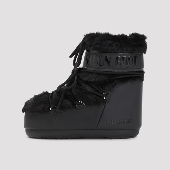 26FW 문부츠 아이콘 나일론 로우 부츠 80D1409390 N001 BLACK - MOON BOOT