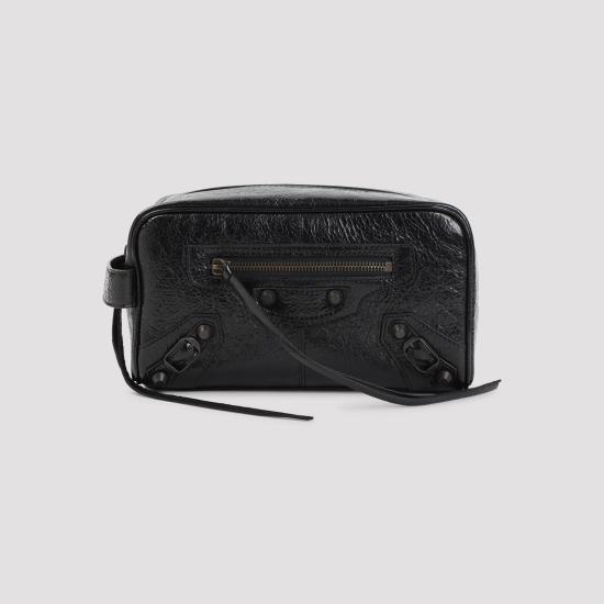 26FW 발렌시아가 르 시티 토일레트리 파우치 872668 2ABFY 1000 BLACK - BALENCIAGA