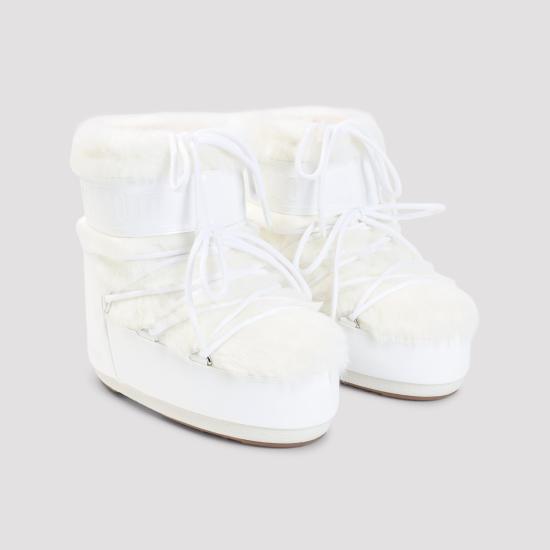 26FW 문부츠 아이콘 나일론 로우 부츠 80D1409390 A002 OPTICAL WHITE - MOON BOOT