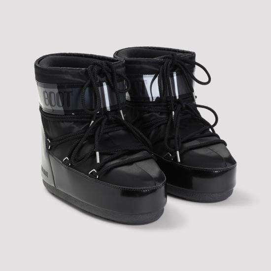 26FW 문부츠 아이콘 나일론 로우 부츠 80D1409350 N001 BLACK - MOON BOOT