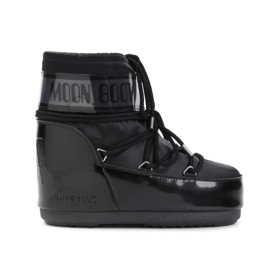 26FW 문부츠 아이콘 나일론 로우 부츠 80D1409350 N001 BLACK - MOON BOOT