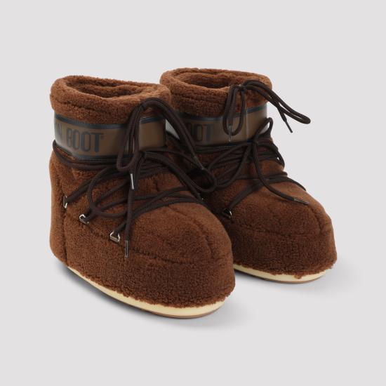 26FW 문부츠 아이콘 나일론 로우 부츠 80D1409700 M004 BROWN - MOON BOOT