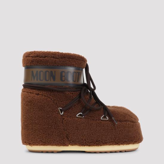 26FW 문부츠 아이콘 나일론 로우 부츠 80D1409700 M004 BROWN