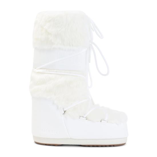 26FW 문부츠 MB 아이콘 폭스 퍼 부츠 80D1408900 A002 OPTICAL WHITE - MOON BOOT
