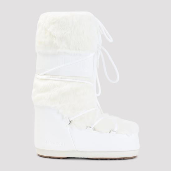 26FW 문부츠 MB 아이콘 폭스 퍼 부츠 80D1408900 A002 OPTICAL WHITE - MOON BOOT