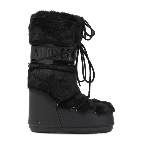 26FW 문부츠 MB 아이콘 폭스 퍼 부츠 80D1408900 N001 BLACK - MOON BOOT